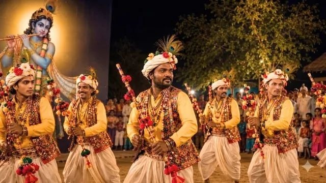Raut Nacha: The Traditional Folk Dance of Chhattisgarh Dedicated to Lord Krishna